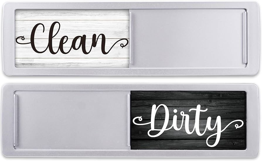 Dishwasher Magnet Clean Dirty Sign, Strong Clean and Dirty Magnet for Dishwasher, Universal Dirty... | Amazon (US)