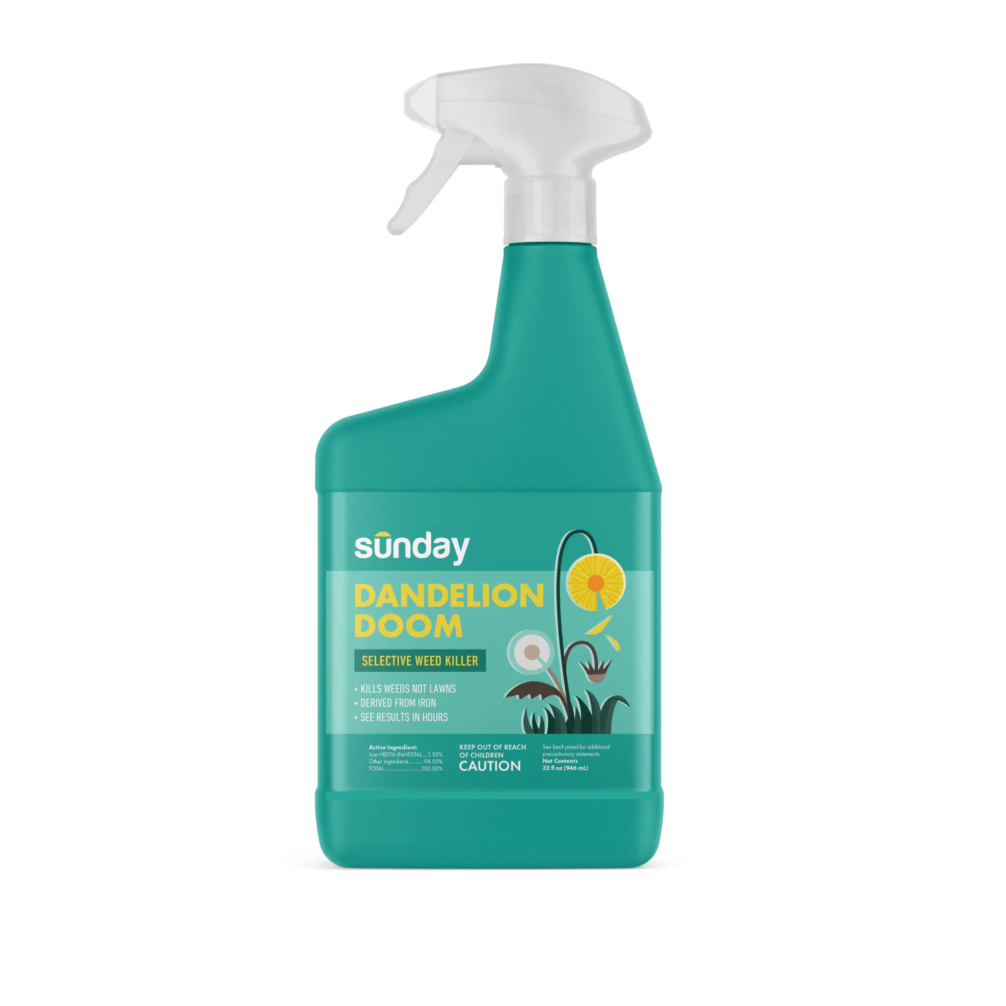 Sunday Dandelion Doom Broadleaf Herbicide 32 oz Trigger spray Herbicide one_size | FP2004 | Lowe's