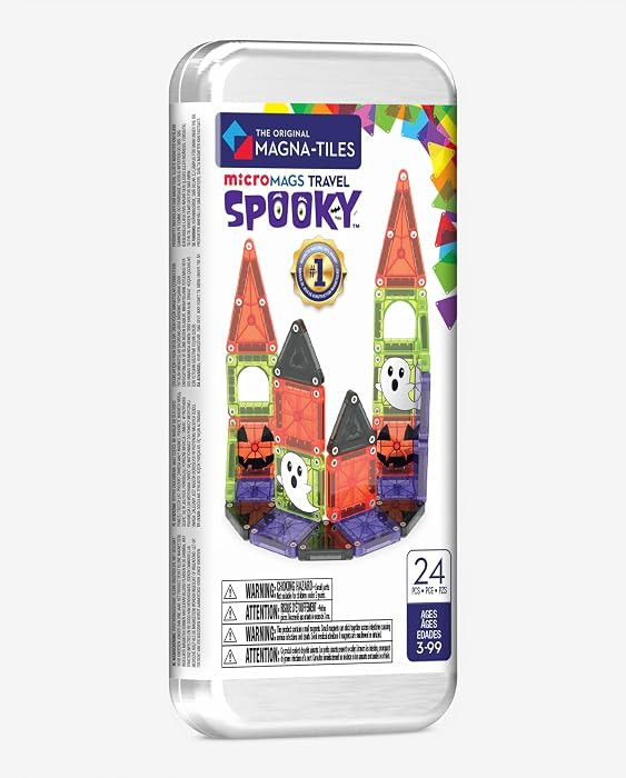 MAGNA-TILES microMAGS 24-Piece Spooky Travel Set, The Original Magnetic Building Brand | Amazon (US)