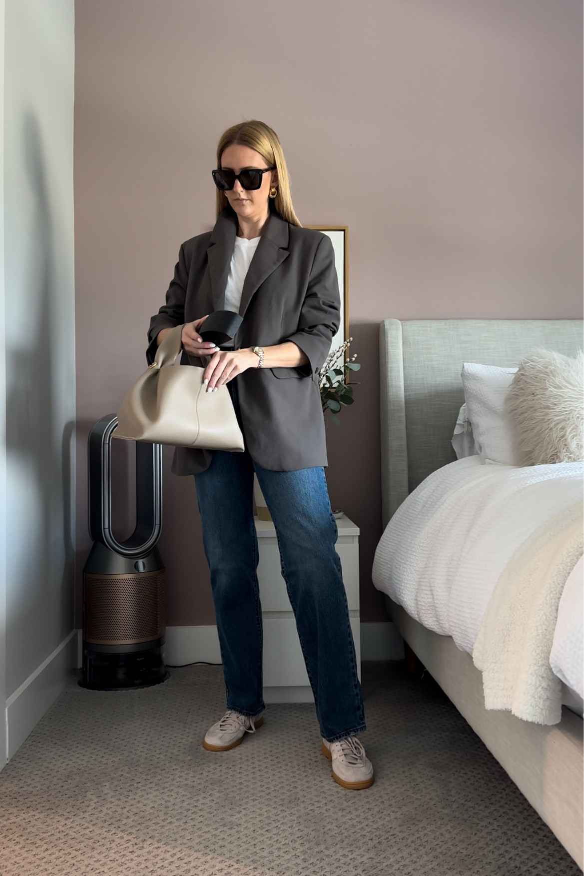 Casual Friday work outfit idea. Just got these new Levi denim and love them! Paired with my favorite COS tshirt (s) and rented this blazer in a size small 

#LTKStyleTip #LTKFindsUnder100