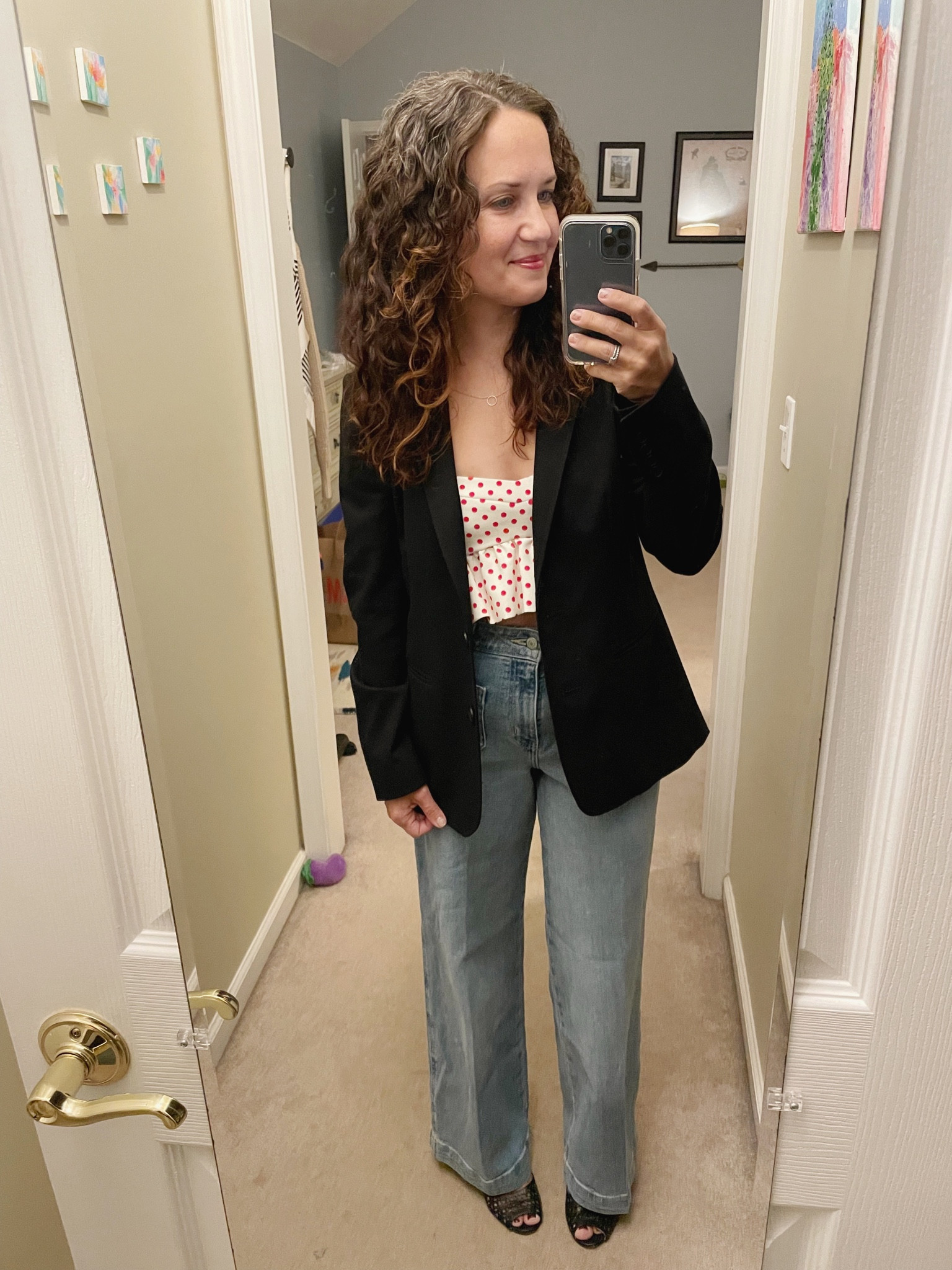 What I wore for date night last night 

#LTKSeasonal #LTKover40