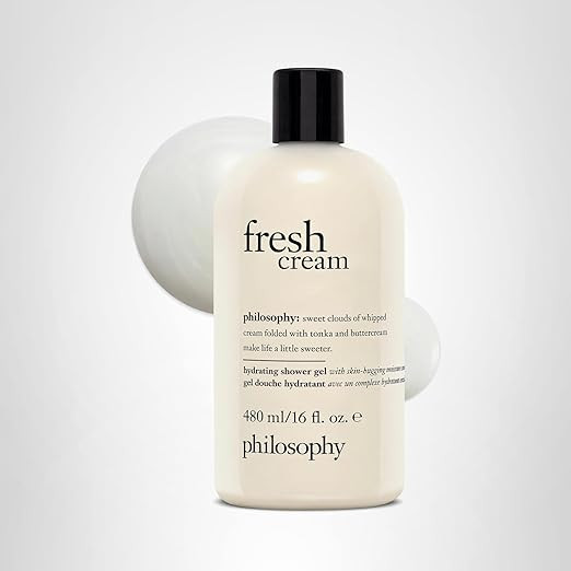 philosophy fresh cream shower gel - with notes of vanilla, heliotrope & tonka bean - 16 fl oz | Amazon (US)