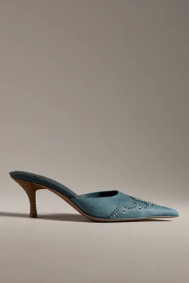 Jeffrey Campbell Head-West Pointed-Toe Heeled Mules | Anthropologie (US)