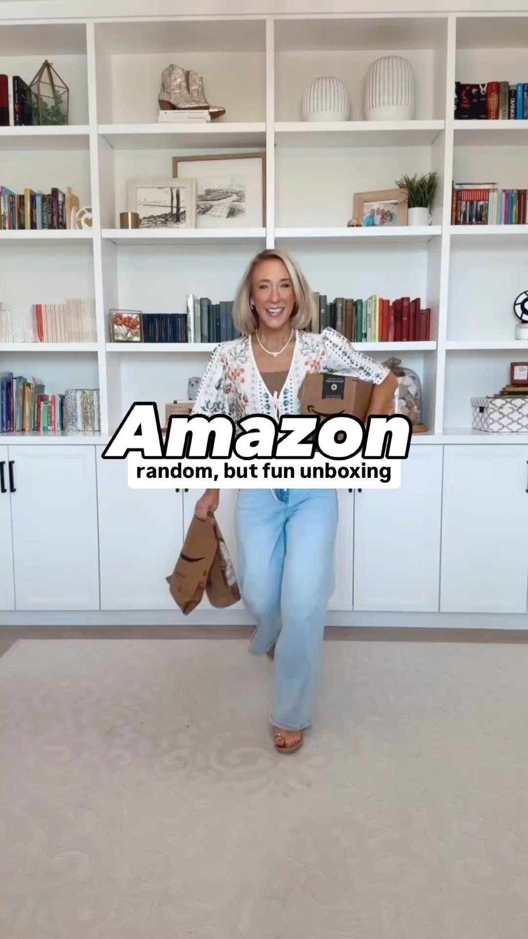 Amazon - random, but fun unboxing: * Floral Tie Front Blouse (PART OF A SET) - size Small (needed the XS). 7 colors. * Wide Leg Lightwash Jeans - size 25. 1. Ribbed Lightweight Sweater Tank - size XS (runs big). 22 colors. 2. Floral Flowy Skirt w/ Shorts - size Small. 8 colors. * Denim Bomber Jacjet - size XS. $34. 3. Italian Summer Graphic T-Shirt - size Small (mens). 9 colors. 4. High Waisted Leggings - size Small (Workout Pro 1.0). 12+ colors. 5. 2-Piece Ribbed Short Sleeve Skort Set - size Small. 12 colors. 6. Crewneck Short Sleeve Ribbed T Shirt - size Small (runs small). 7 colors. * Wide Leg Linen Palazzo Pants - size small. 20+ colors.
 

 

#LTKOver40 #LTKSaleAlert #LTKSeasonal