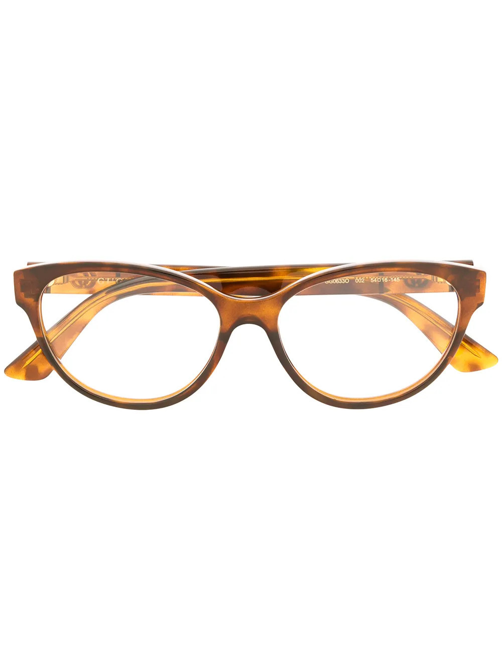 Gucci Eyewear tortoiseshell cat-eye glasses - Brown | Farfetch Global