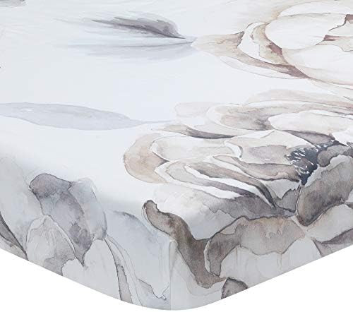 Lambs & Ivy Signature Watercolor Floral Organic Cotton Fitted Crib Sheet | Amazon (US)