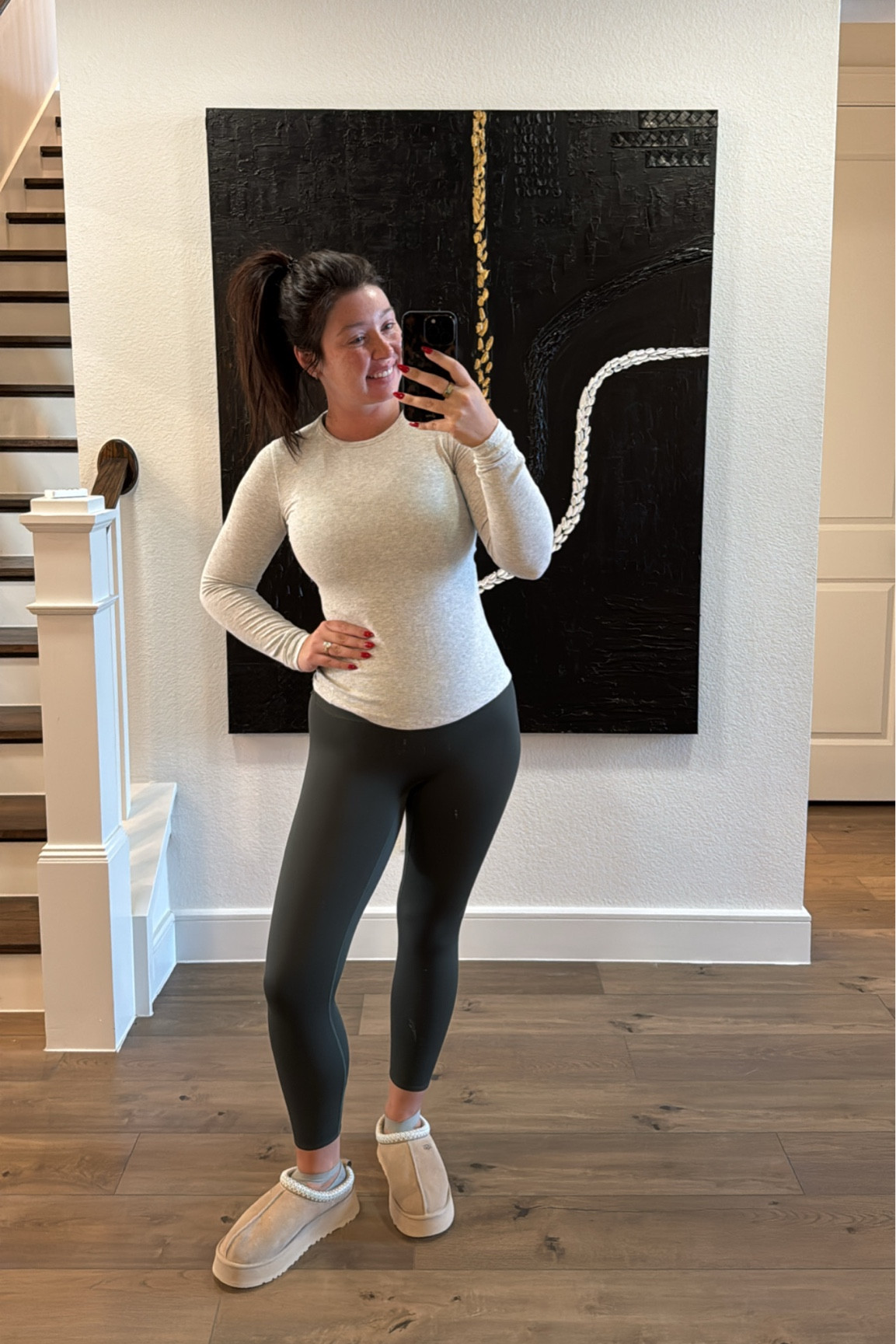Pilates outfit of the day 

#LTKMidsize #LTKFitness