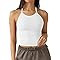 LASLULU Womens Sports Bra Seamless Long Crop Tank Racer Back Spaghetti Strap Workout Yoga Padded ... | Amazon (US)