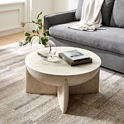 monti lava stone coffee table | West Elm (US)