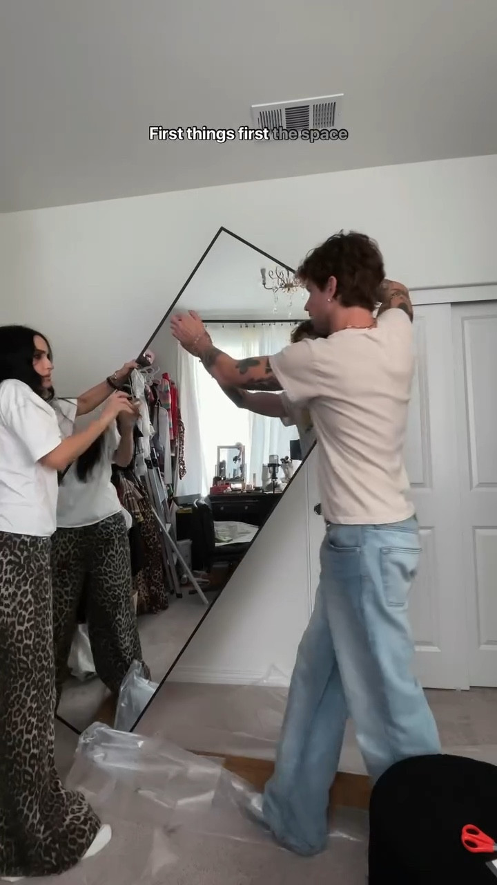 office/closet update🐆🖤 #homedecor