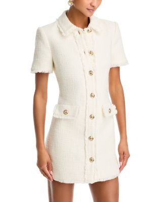 Cinq a Sept Pammy Button Front Tweed Dress | Bloomingdale's (US)