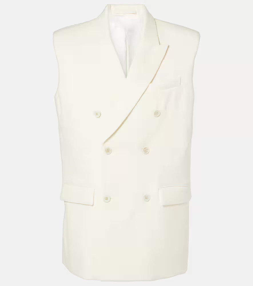 Wardrobe.NYC Double-breasted wool vest | Mytheresa (DACH)