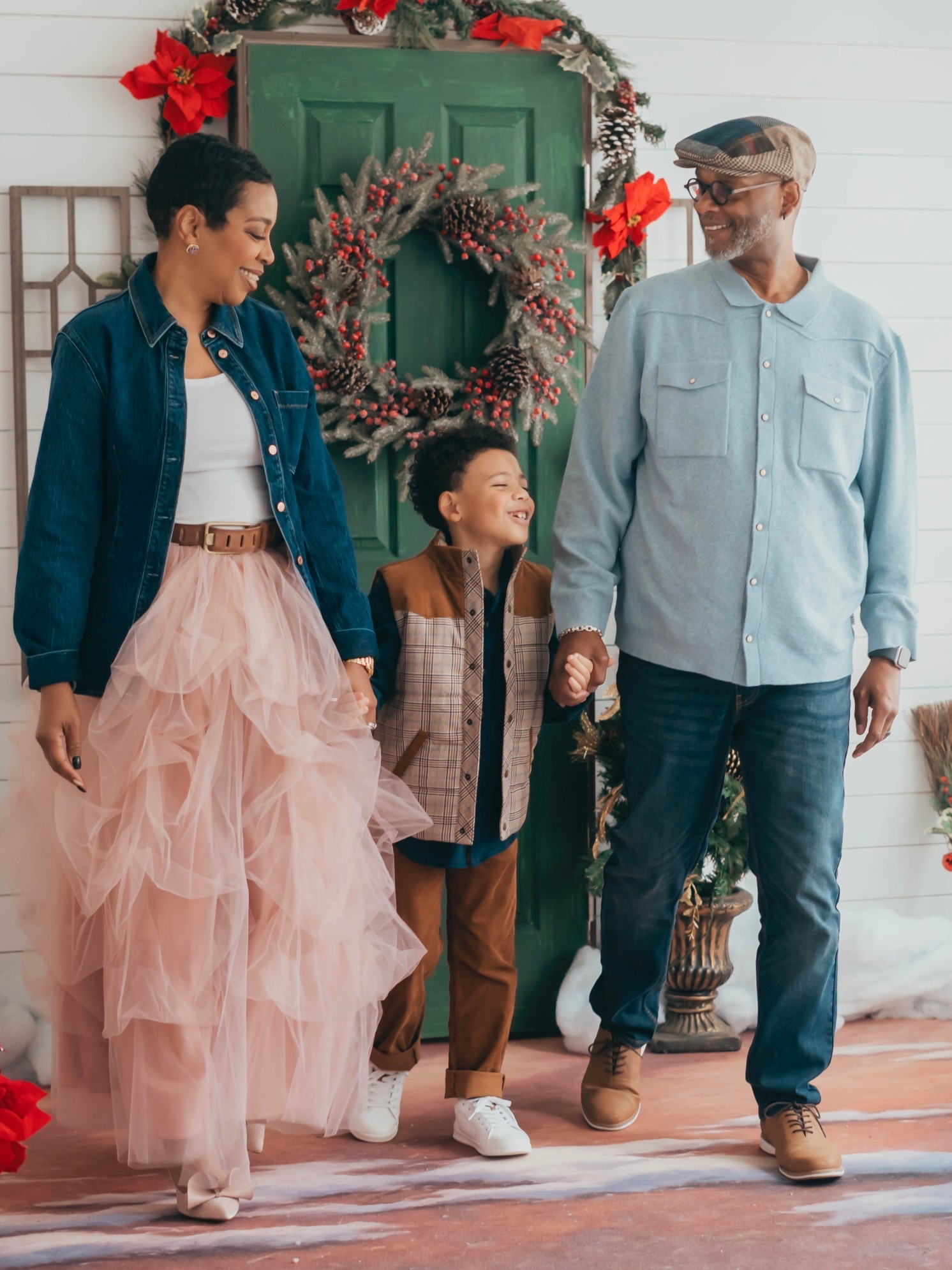 We definitely enjoyed our first ever family holiday photos. So glad we chose to do this. Outfits are by Gap, Janie and Jack, Polo, Rowe, Levi’s, Free People and Amazon (the skirt) 
How’d we do?  

#LTKFindsUnder100 #LTKmomlife #LTKHoliday