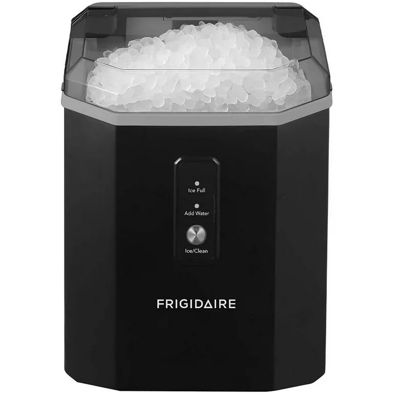 Frigidaire 33lb Countertop Nugget Pellet Ice Maker Self-Cleaning, Black, Model EFIC226 | Walmart (US)
