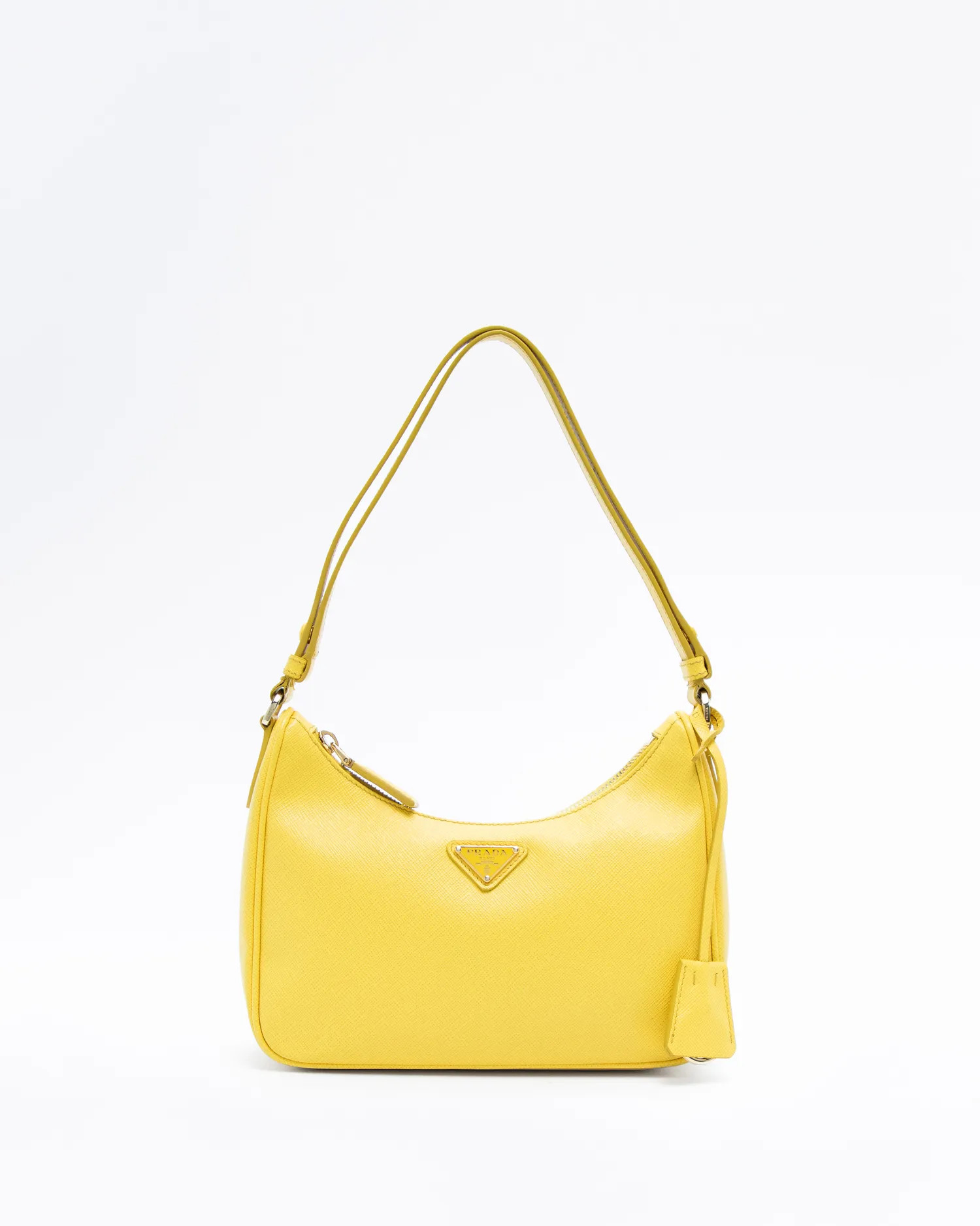 Saffiano Leather Mini Hobo Bag | Vivrelle