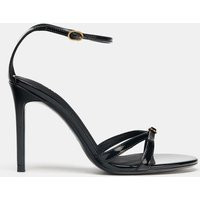 Zara - High Heeled Buckle Sandals - Black - 6 - Woman | Zara US
