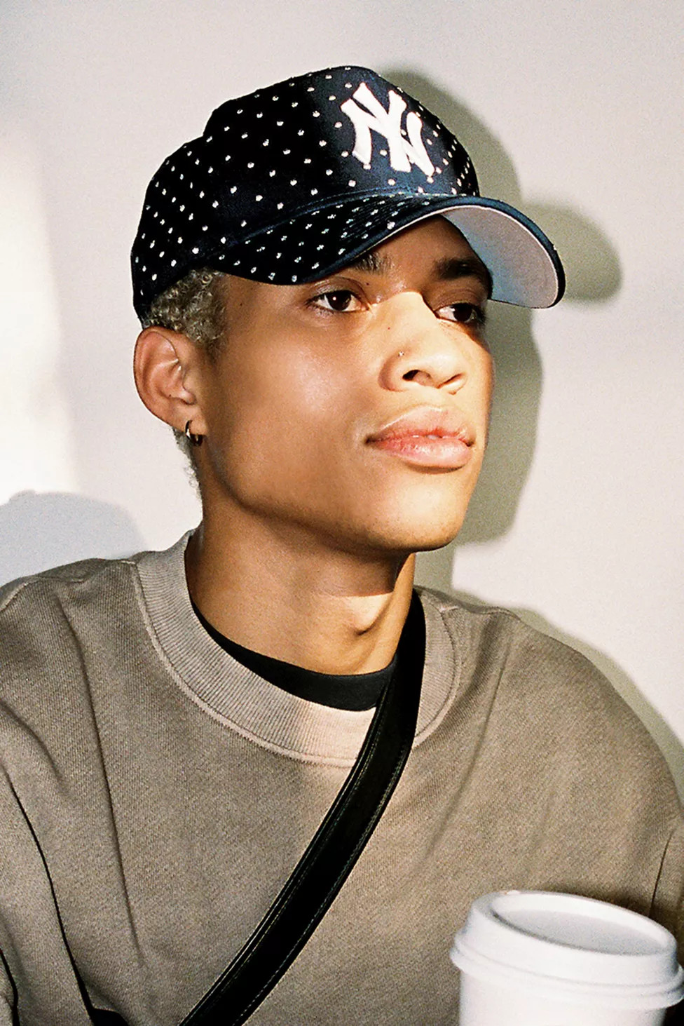 Mitchell & Ness MLB New York Yankees Polka Dot Pro Snapback Hat | Urban Outfitters (US and RoW)