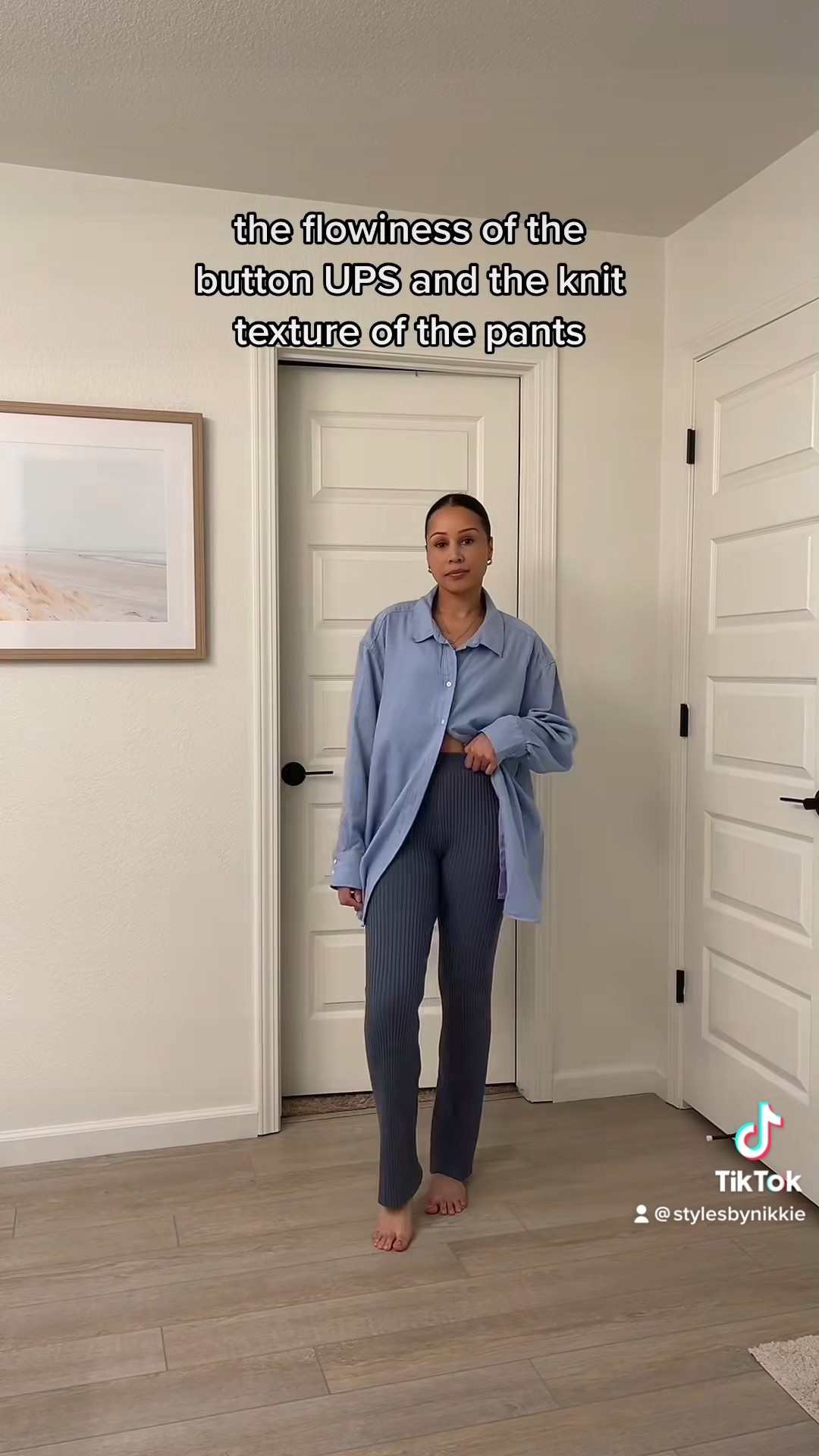 Updated with items in stock 

Oversized button ups and ribbed pants are one of my favorite at home looks! Perfect for running errands or just a chill day at home. 

#LTKunder100 #LTKstyletip #LTKunder50