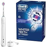 Oral-B Pro 1000 Electric Power Rechargeable Battery Toothbrush with Automatic Timer and 3D Brush Hea | Amazon (US)