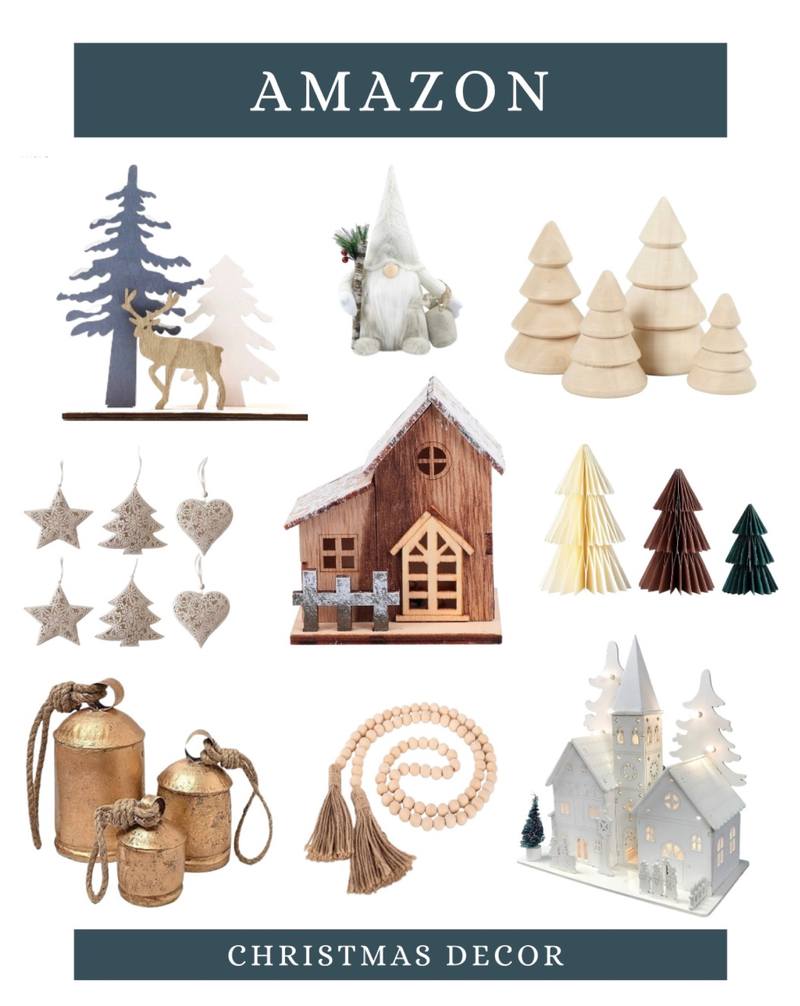 Amazon, Amazon Finds, Christmas Decor, Christmas Ornaments, Christmas Decorations, Holiday Decor, LED Houses, Christmas Trees, Gold Bells, Gonk 

#LTKU #LTKSeasonal #LTKHoliday