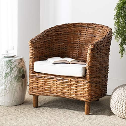 Safavieh Home Collection Omni Honey Barrel Chair | Amazon (US)