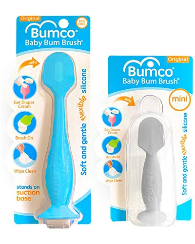 Baby Bum Brush, Original Diaper Rash Cream Applicator, Soft Flexible Silicone Brush, Unique Gift + M | Amazon (US)