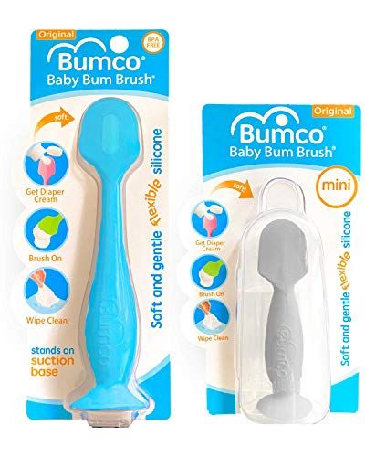 Baby Bum Brush, Original Diaper Rash Cream Applicator, Soft Flexible Silicone Brush, Unique Gift + M | Amazon (US)