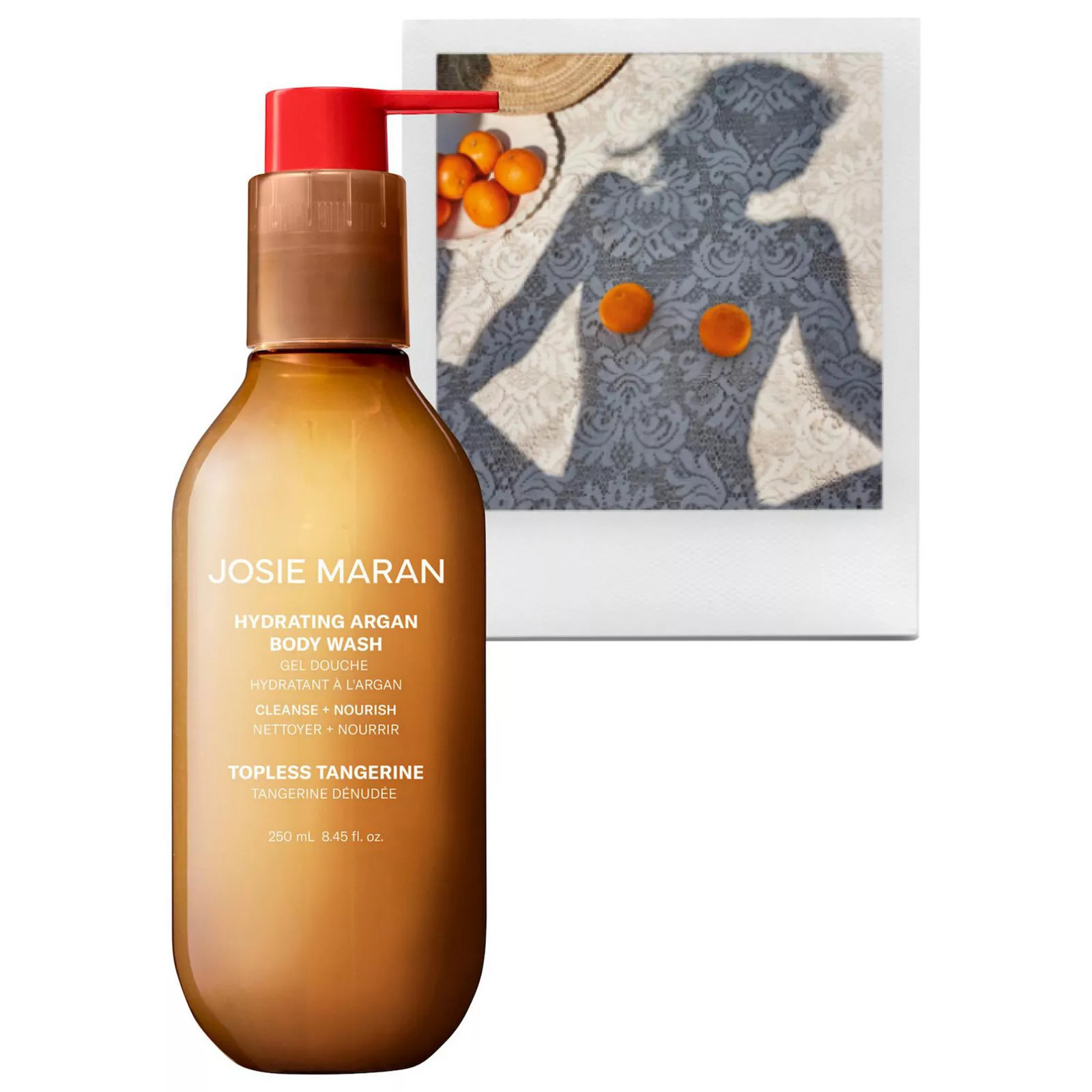 JOSIE MARAN Topless Tangerine - Hydrating + Cleansing Argan Refillable Body Wash, Size: 8.45 Oz, None | Kohl's