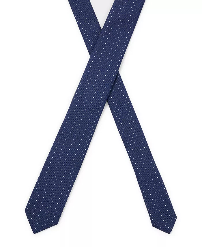 Men's Silk Jacquard Hand-Made Tie | Macy's