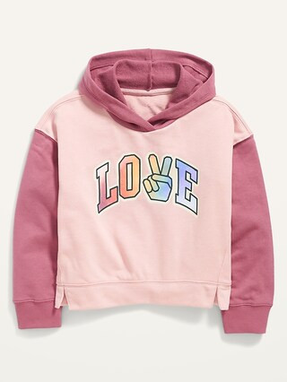 Long-Sleeve Graphic Pullover Hoodie for Girls | Old Navy (US)