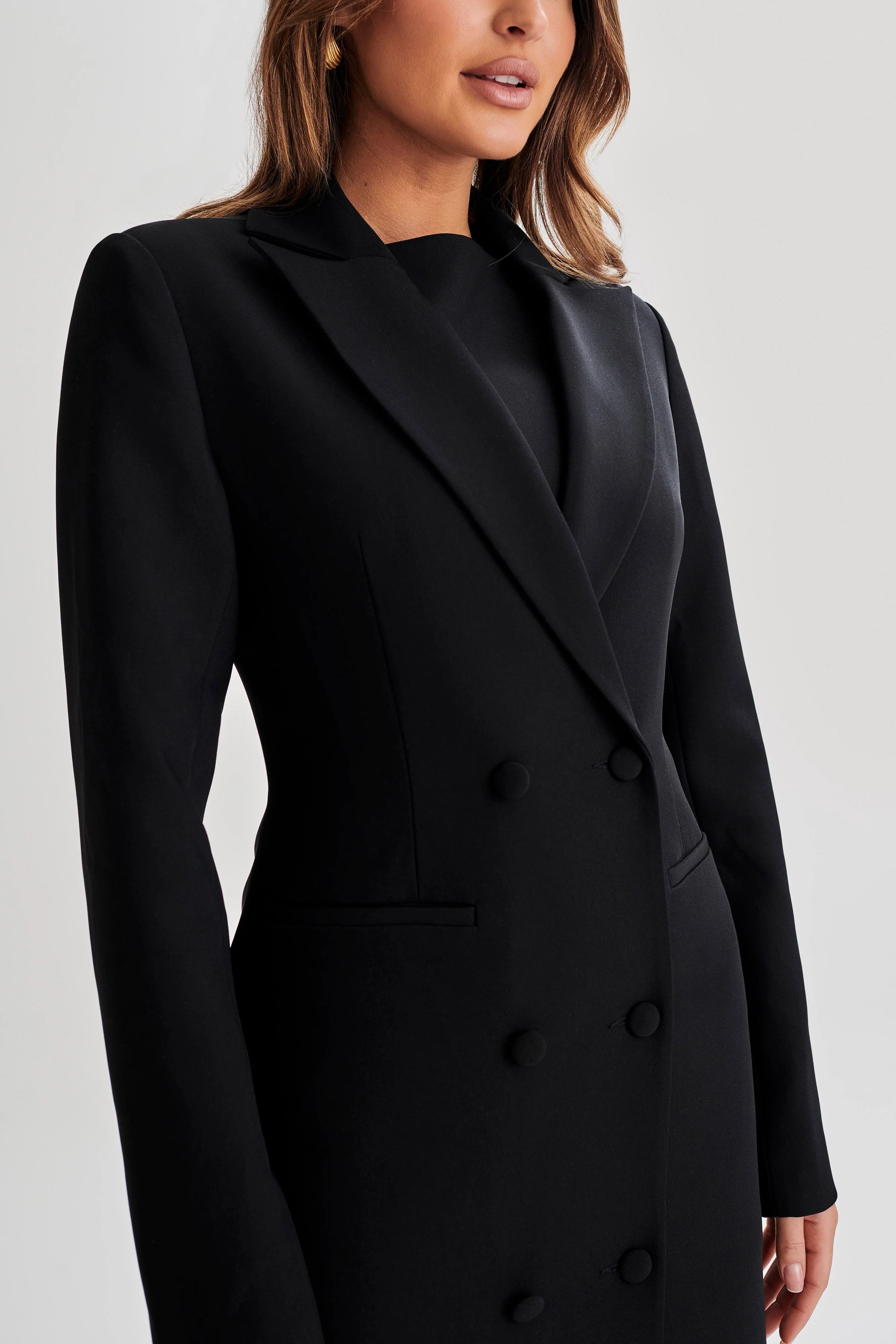 Carver Suiting Coat - Black | MESHKI US