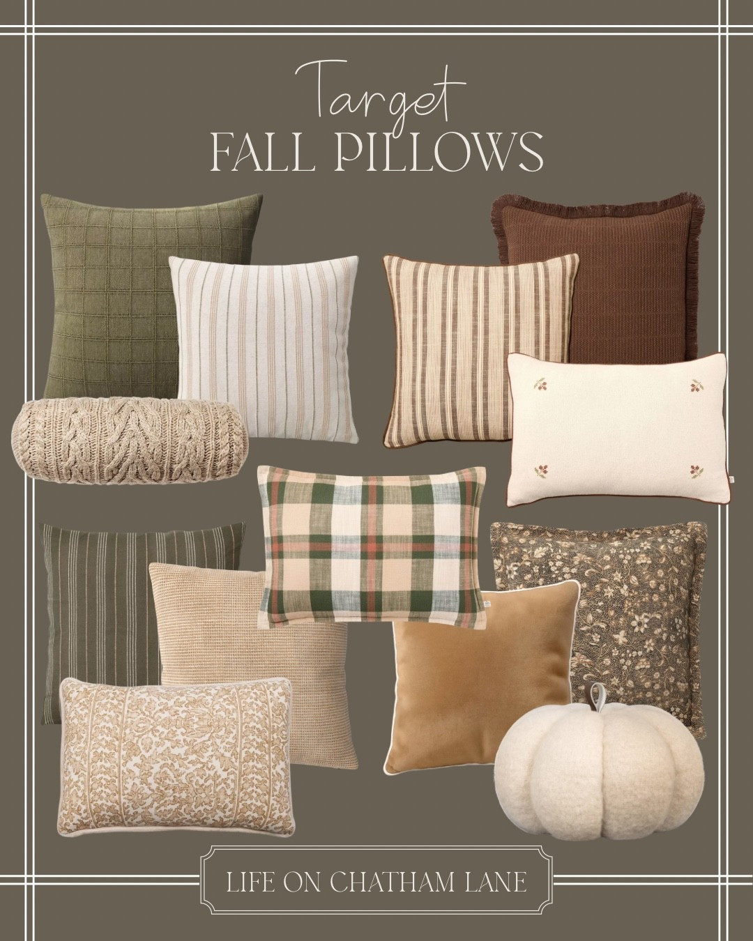 Target fall pillows!

#LTKHome #LTKSeasonal