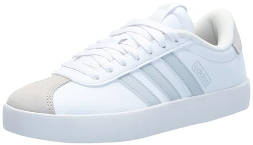 adidas Women's Vl Court 3.0 Sneaker, White/Halo Blue/Grey, 5.5 | Amazon (US)