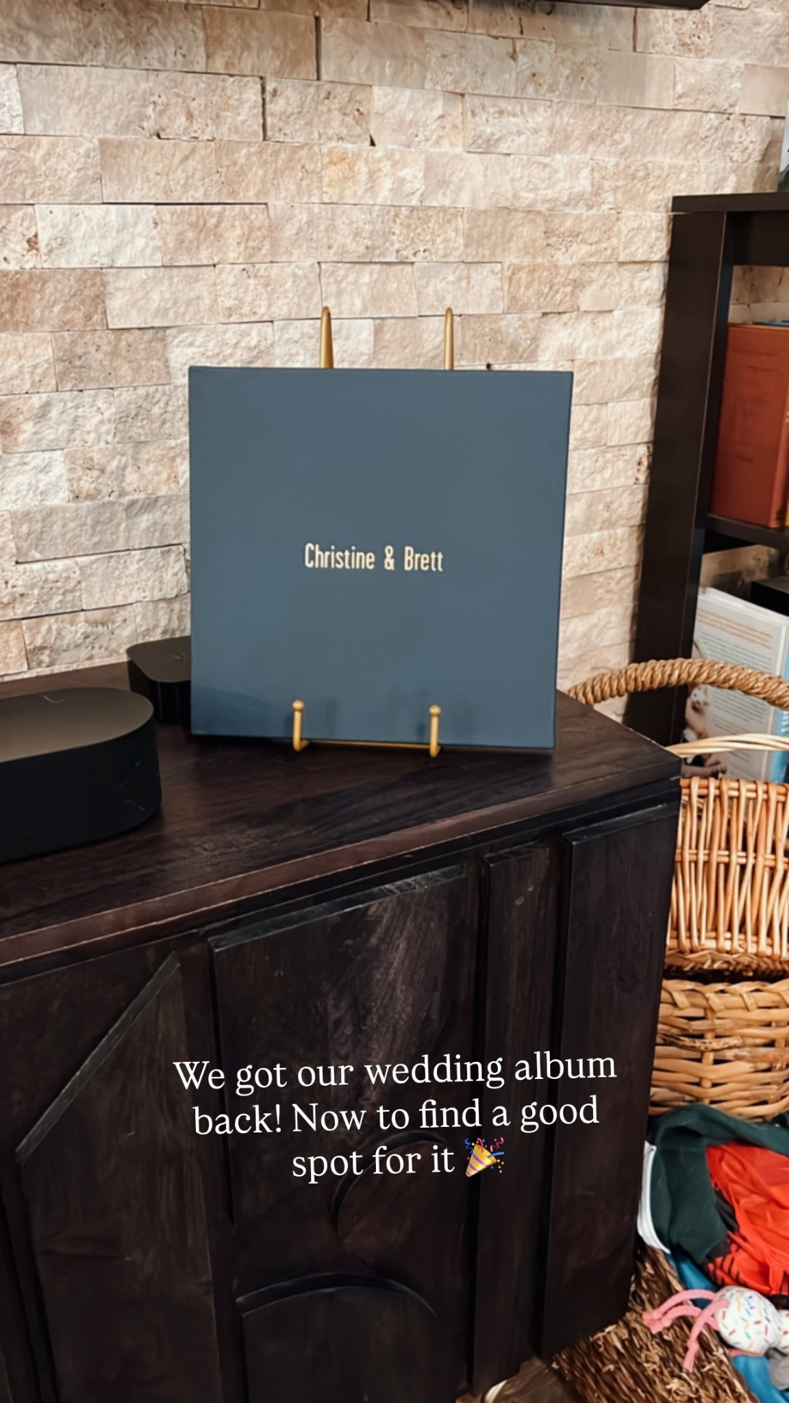 Found a handy display holder for our wedding album! It’s nice and sturdy and a great price! 

#LTKFindsUnder50 #LTKWedding #LTKHome