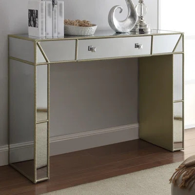 Jaclyn Mirrored Writing Desk | Wayfair North America