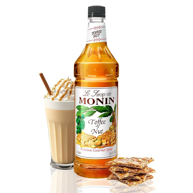 Monin - Toffee Nut Syrup, Bold and Buttery, Great for Coffee and Desserts, Gluten-Free, Non-GMO (... | Amazon (US)