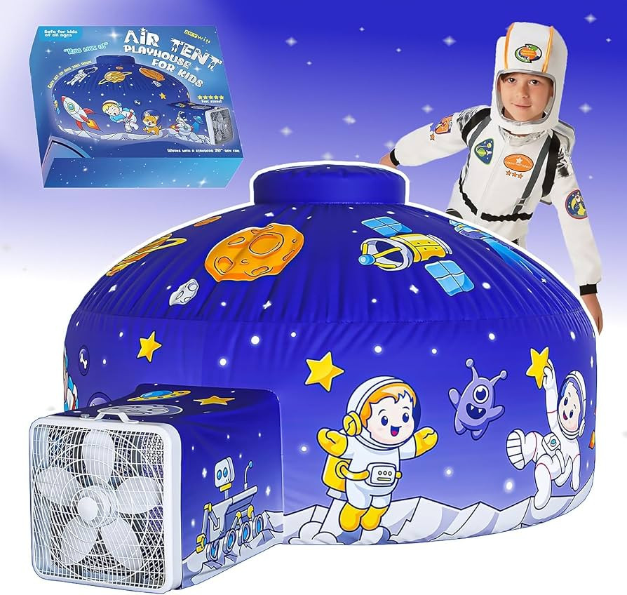 Skywin Inflatable Air Tent for Kids (77” x 50”), Perfect for Social or Solo Imaginative Play,... | Amazon (US)