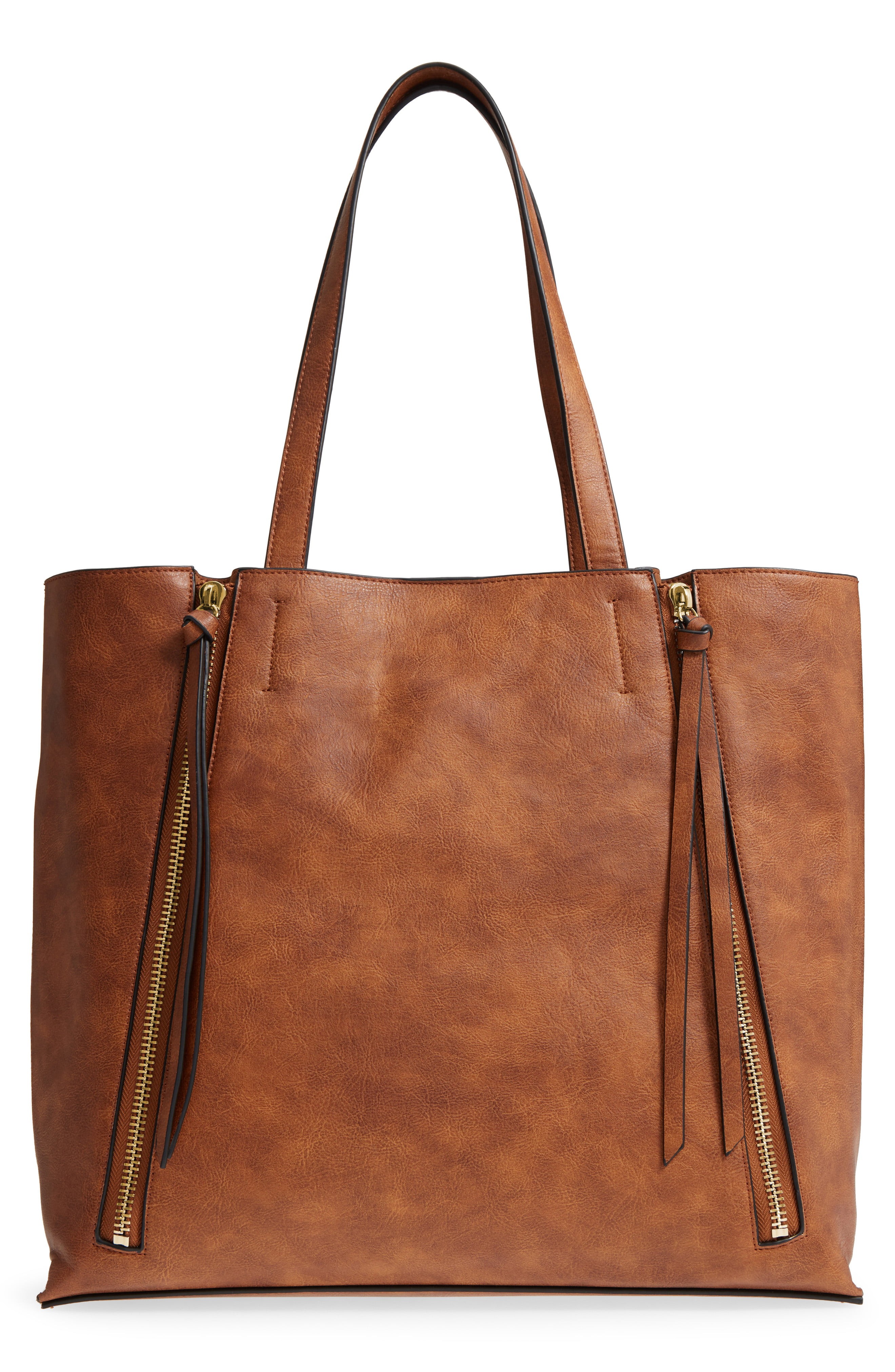Chelsea28 Leigh Faux Leather Tote & Zip Pouch | Nordstrom