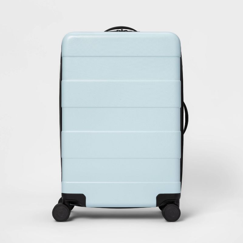Hardside Medium Checked Spinner Suitcase - Made By Design™ | Target
