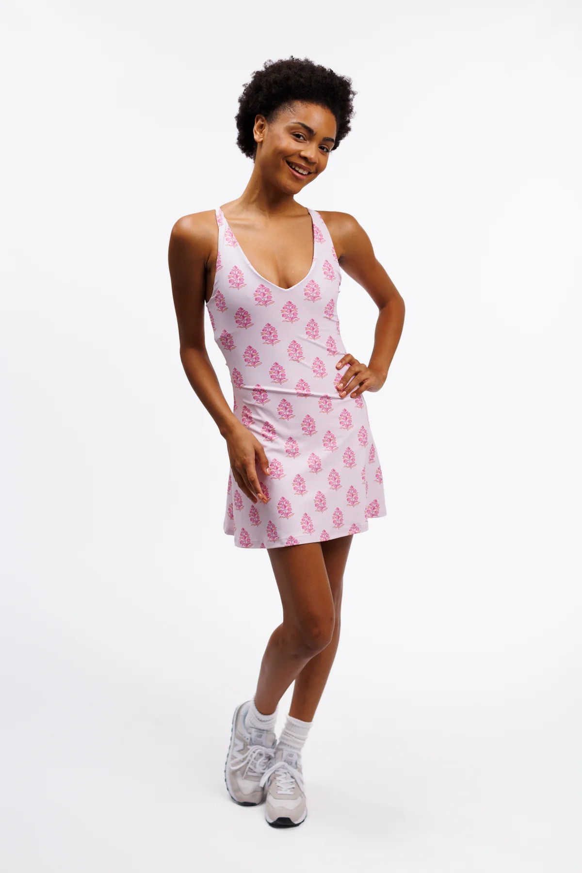 The Camilla Dress - Pinkberry Block | Smith and Quinn