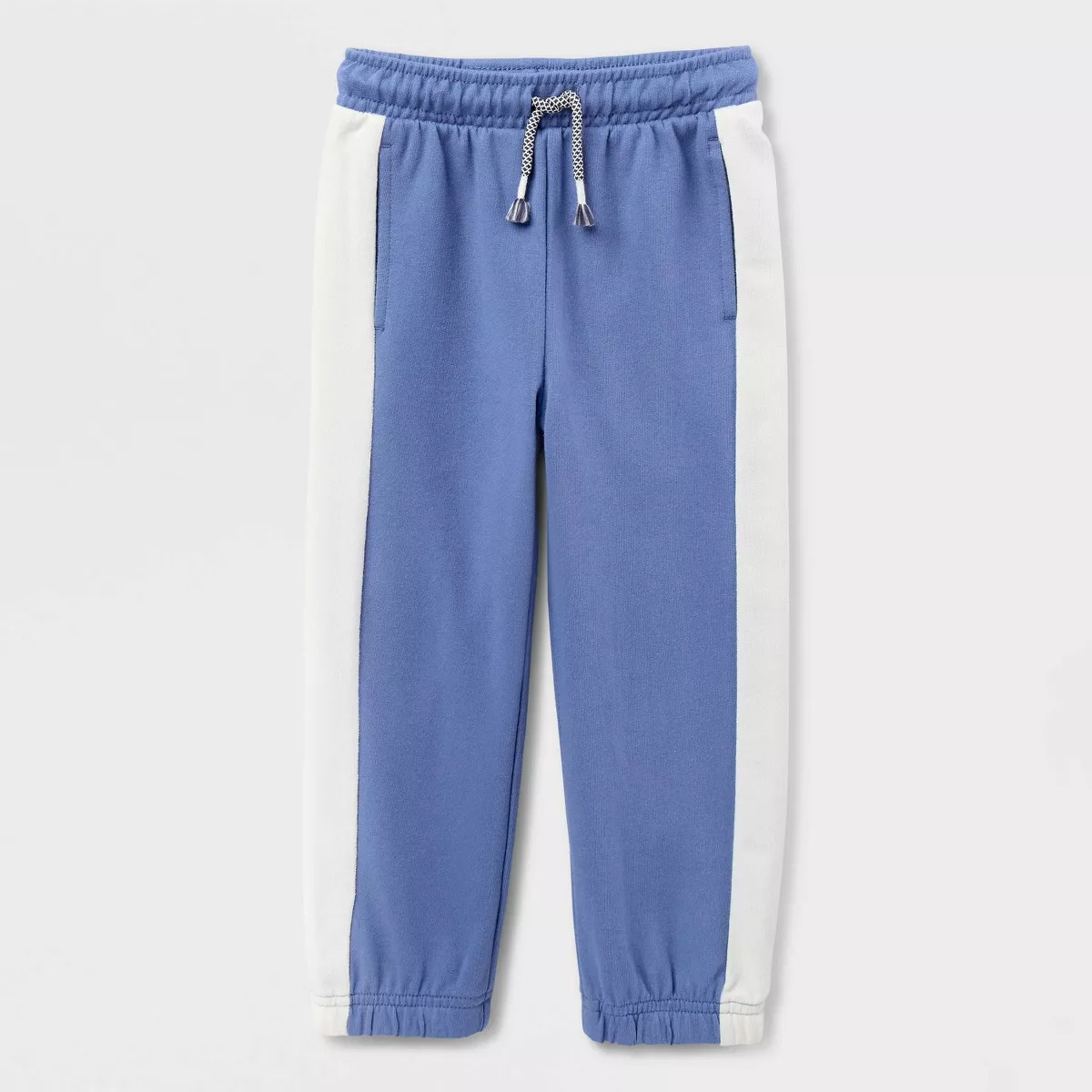 Toddler Boys' Side Stripe Jogger Pants - Cat & Jack™ Blue/White 3T | Target