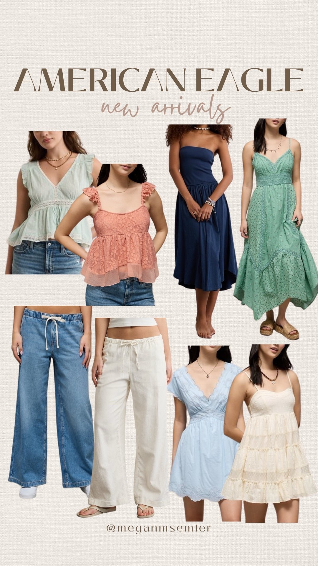 American Eagle new arrivals for spring 

#LTKSeasonal #LTKootd #LTKgrwm
