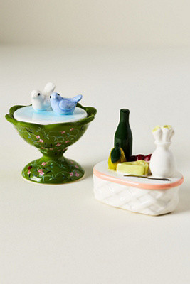 Tiny Stoneware Trinket Box | Anthropologie (US)