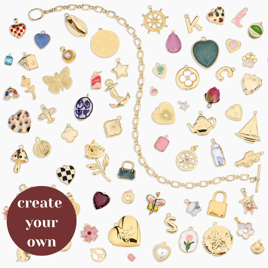 Create Your Own Classic Charm Necklace | Coastal Caviar | Coastal Caviar