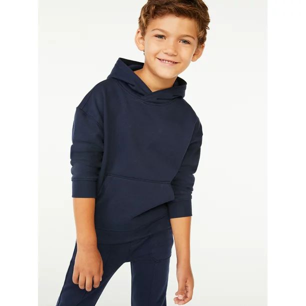 Free Assembly Boys Long Sleeve Graphic Print Hoodie, Sizes 4-18 - Walmart.com | Walmart (US)