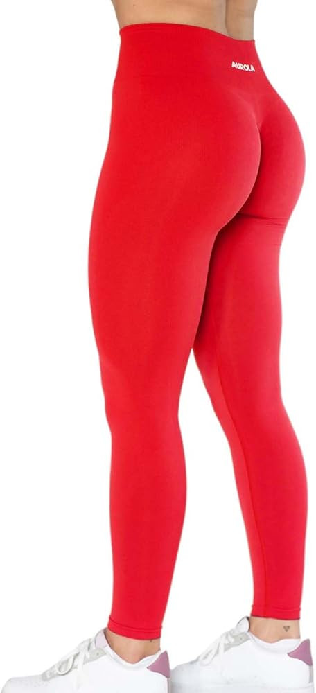 AUROLA Workout Leggings for Women Seamless Scrunch Tights Tummy Control Gym Fitness Girl Sport Ac... | Amazon (US)