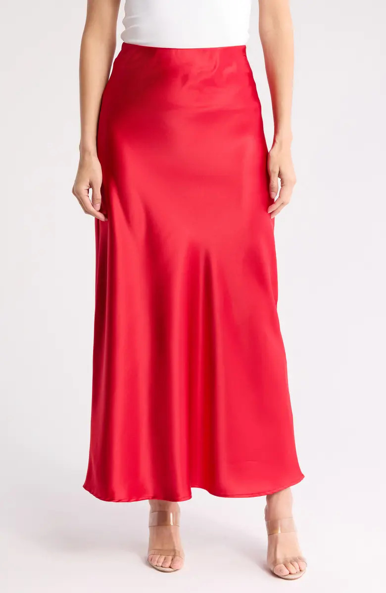 Renee C Satin A-Line Skirt | Nordstromrack | Nordstrom Rack