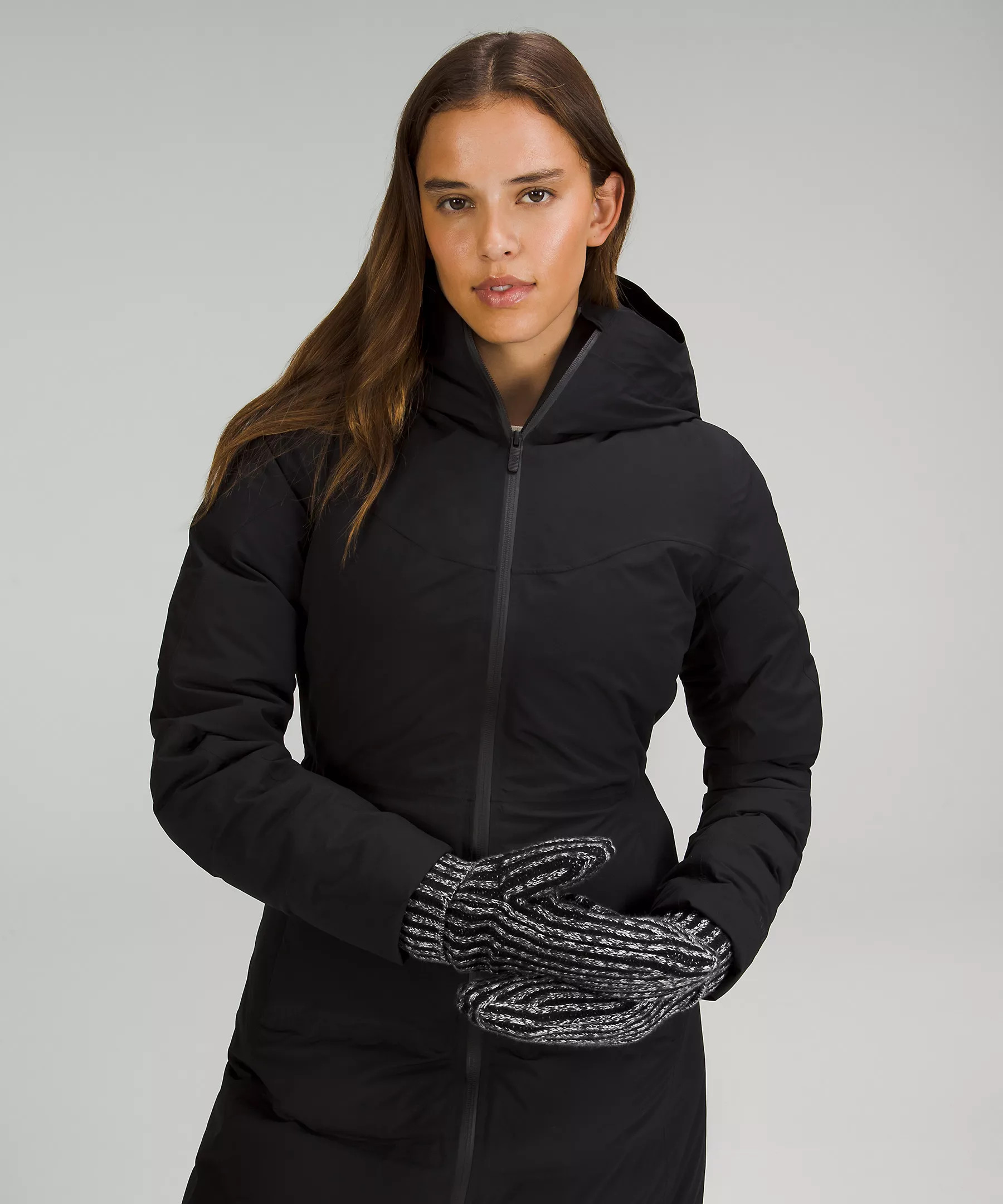 Women's Textured Fleece-Lined Knit Mittens | Women's Accessories | lululemon | Lululemon (US)