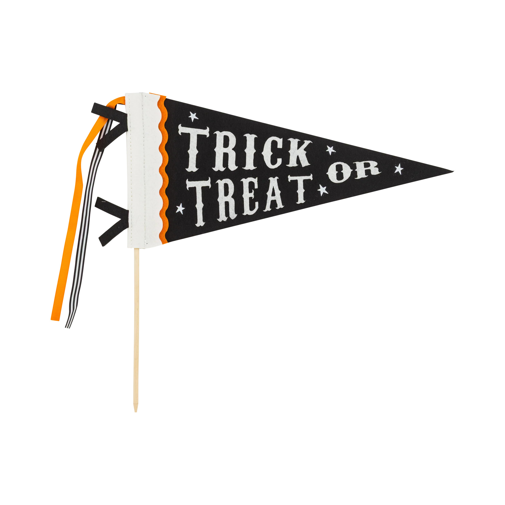 Trick or Treat Felt Pennant | My Mind's Eye