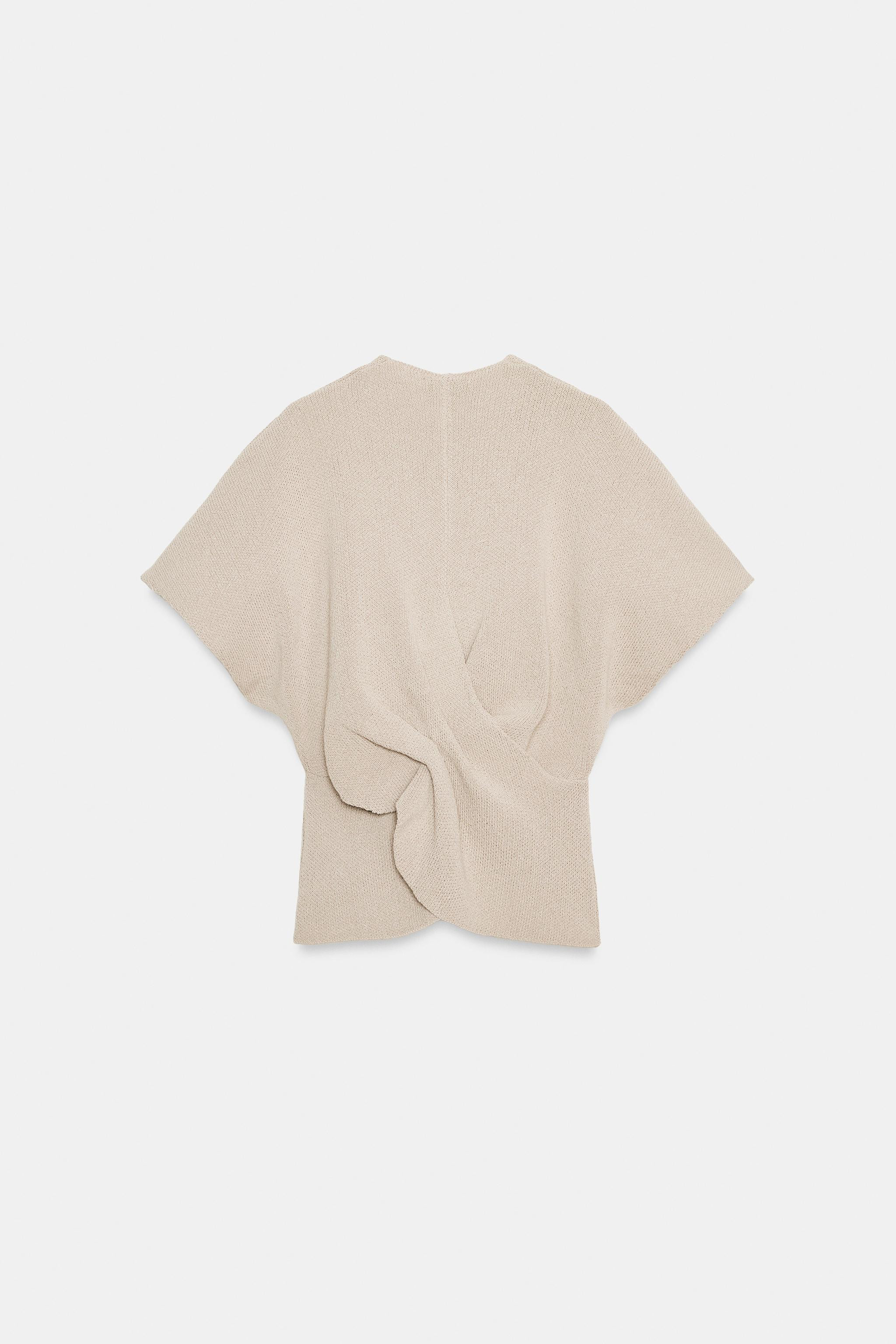 KNIT KNOTTED TOP | Zara US